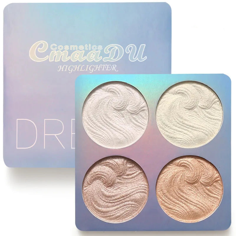 Chameleon Highlighter Palette Makeup Powder Iluminador Maquiagem Shimmer Shining Face Brighten Highlighter