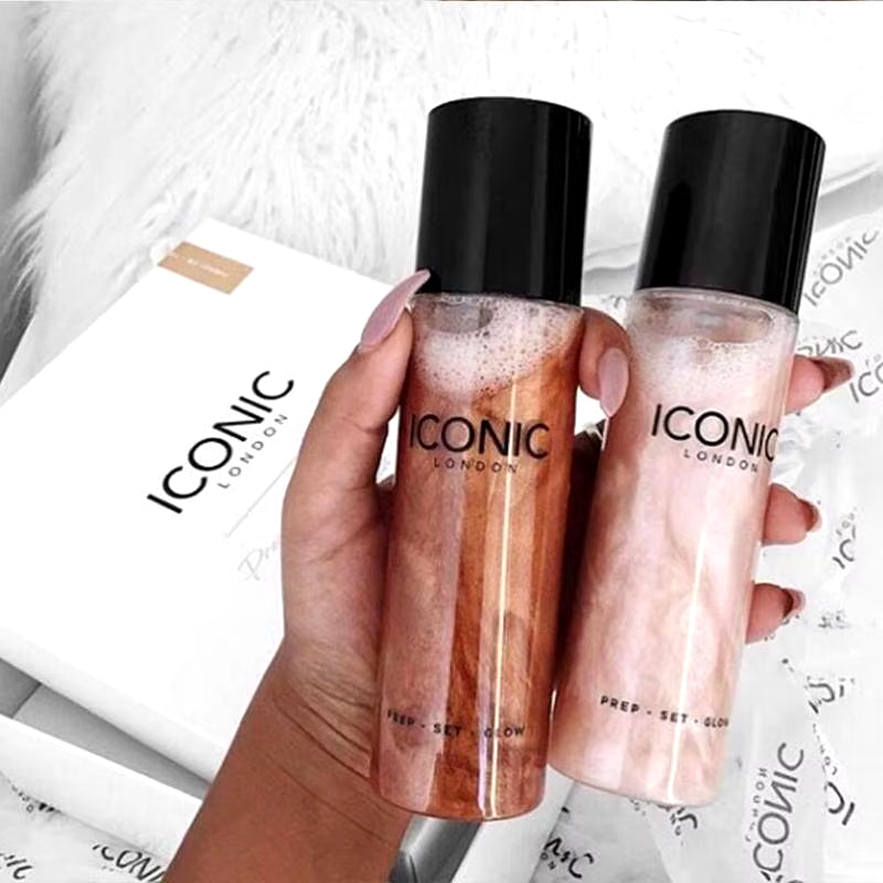 Bronzer Highlighter Liquid Setting Spray Illuminating Face Shimmer Long-Lasting Brighten Glow Face Glow Highlighter Makeup Face