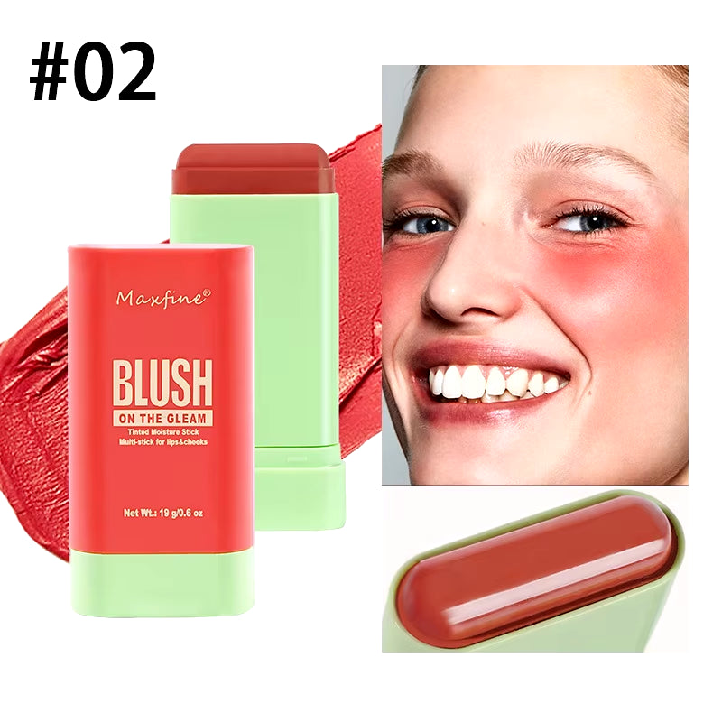 Multi Functional Blush Stick Waterproof Long Lasting Easy Color Delicate Moisture