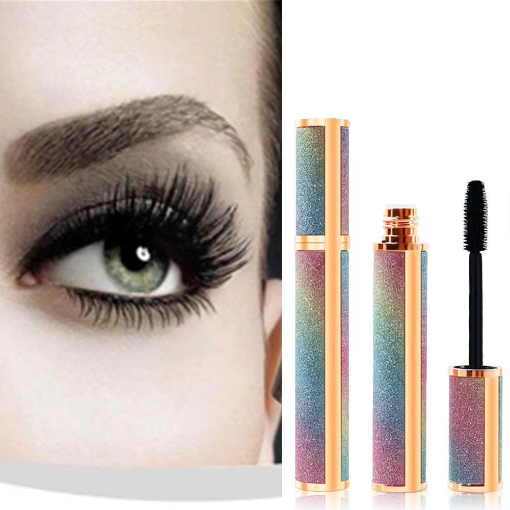 Diamond Mascara Waterproof Long-Lasting Curling Styling and Eyelash Non-Smudged Thick Mascara Eye Makeup Primer E1S6