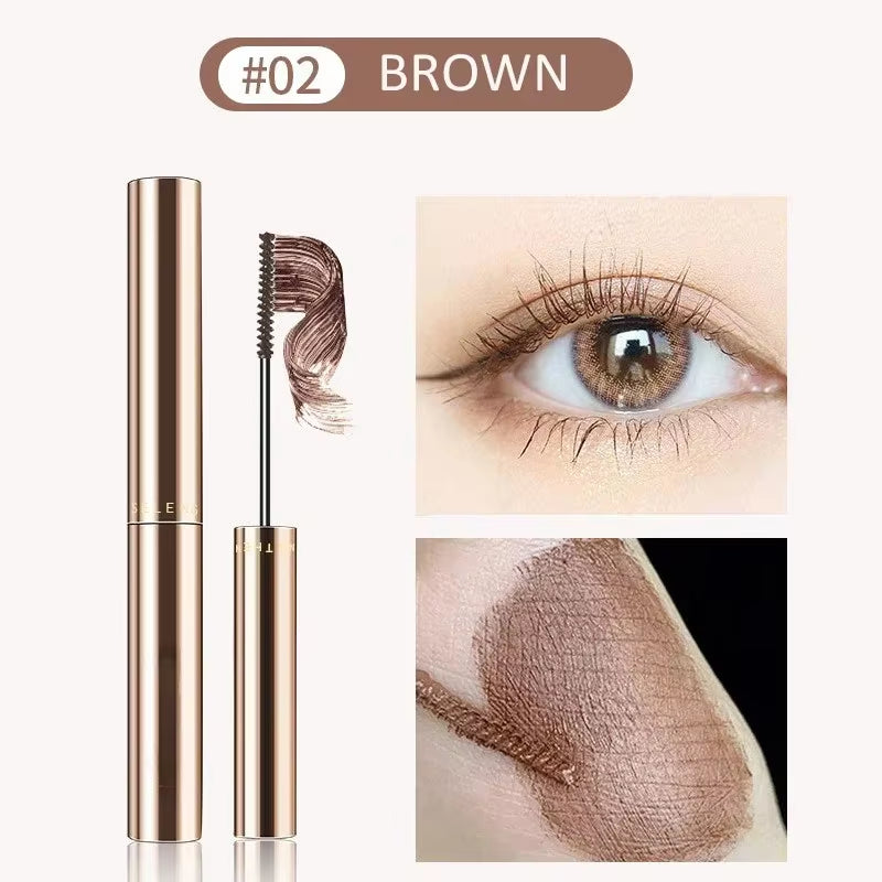 4D Silk Fibre Mascara Curling Thick Ultra-Fine Brush Eyelash Extension Black Brown Waterproof Mascara Women Eye Cosmetic Sheglam