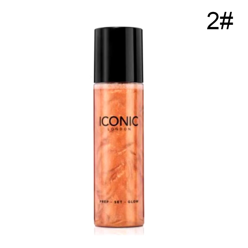 Bronzer Highlighter Liquid Setting Spray Illuminating Face Shimmer Long-Lasting Brighten Glow Face Glow Highlighter Makeup Face