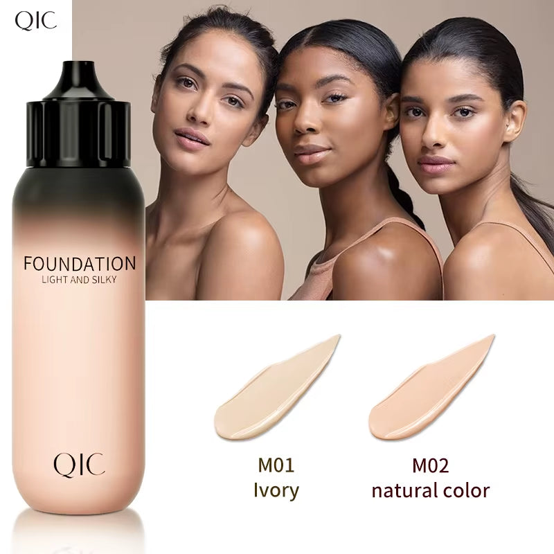 Matte Foundation Cream Concealer Full Coverage Moisturizing Face Dark Circle Liquid Long-Lasting Eye Corrector Primer Makeup