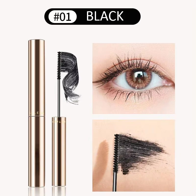 4D Silk Fibre Mascara Curling Thick Ultra-Fine Brush Eyelash Extension Black Brown Waterproof Mascara Women Eye Cosmetic Sheglam